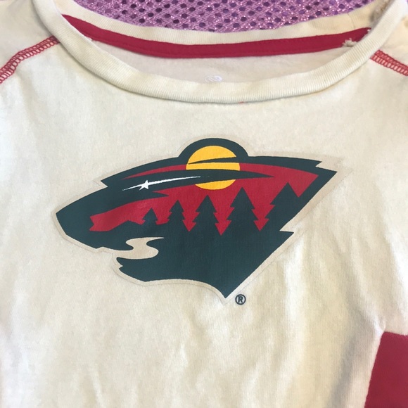 SOLD Minnesota Wild Hockey Baby Girl Outfit 6-12 - Picture 5 of 7